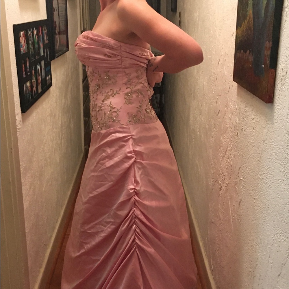 Pink Quincenera Dress or Ball Gown Size 10 - Picture 2 of 5